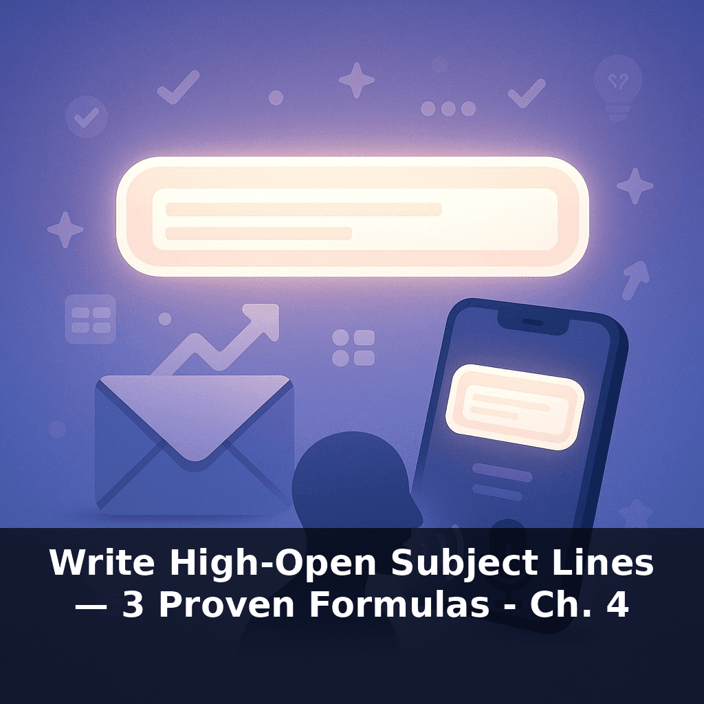 Write High-Open Subject Lines — 3 Proven Formulas