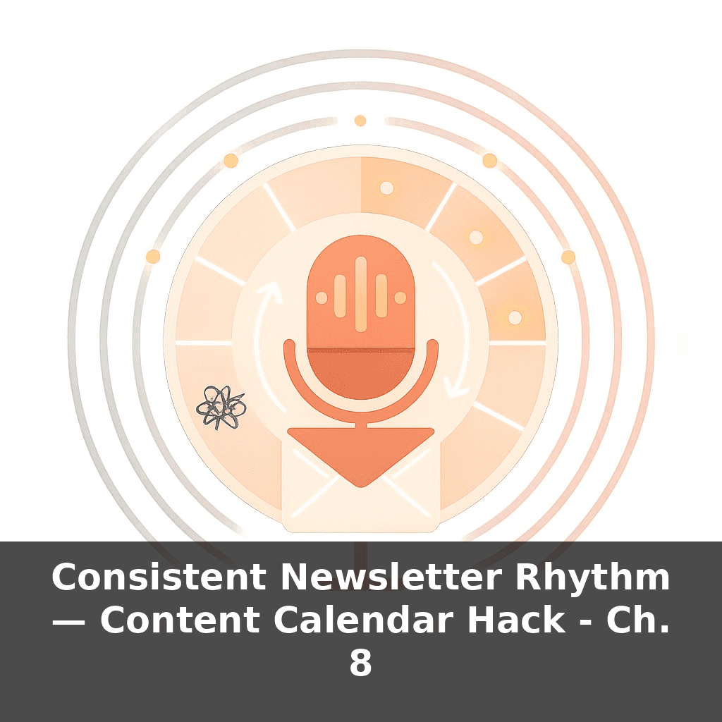 Consistent Newsletter Rhythm — Content Calendar Hack