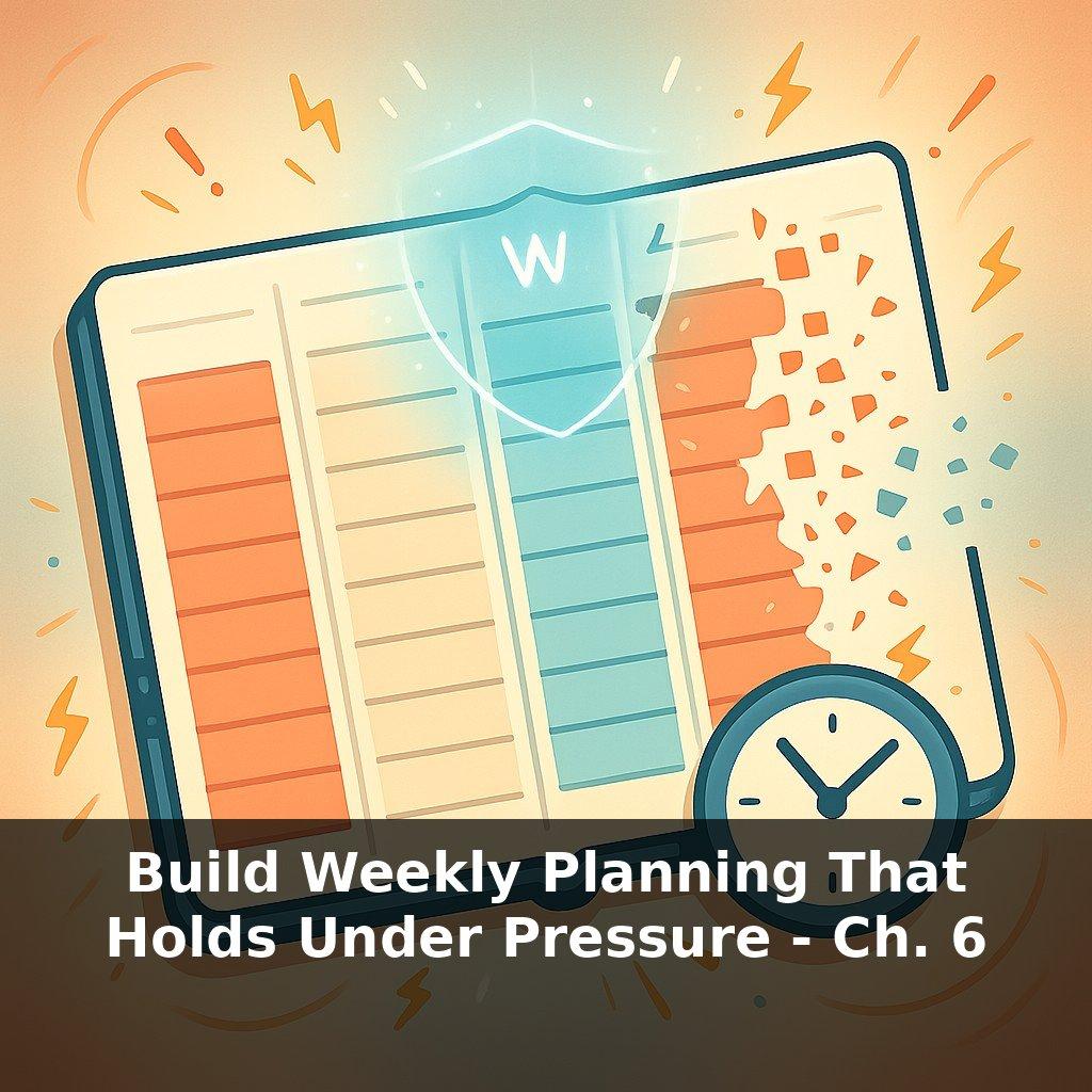 Build Weekly Planning That Holds Under Pressure
