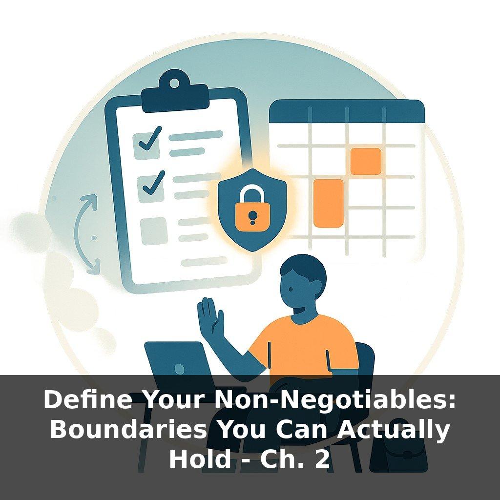 Define Your Non-Negotiables: Boundaries You Can Actually Hold