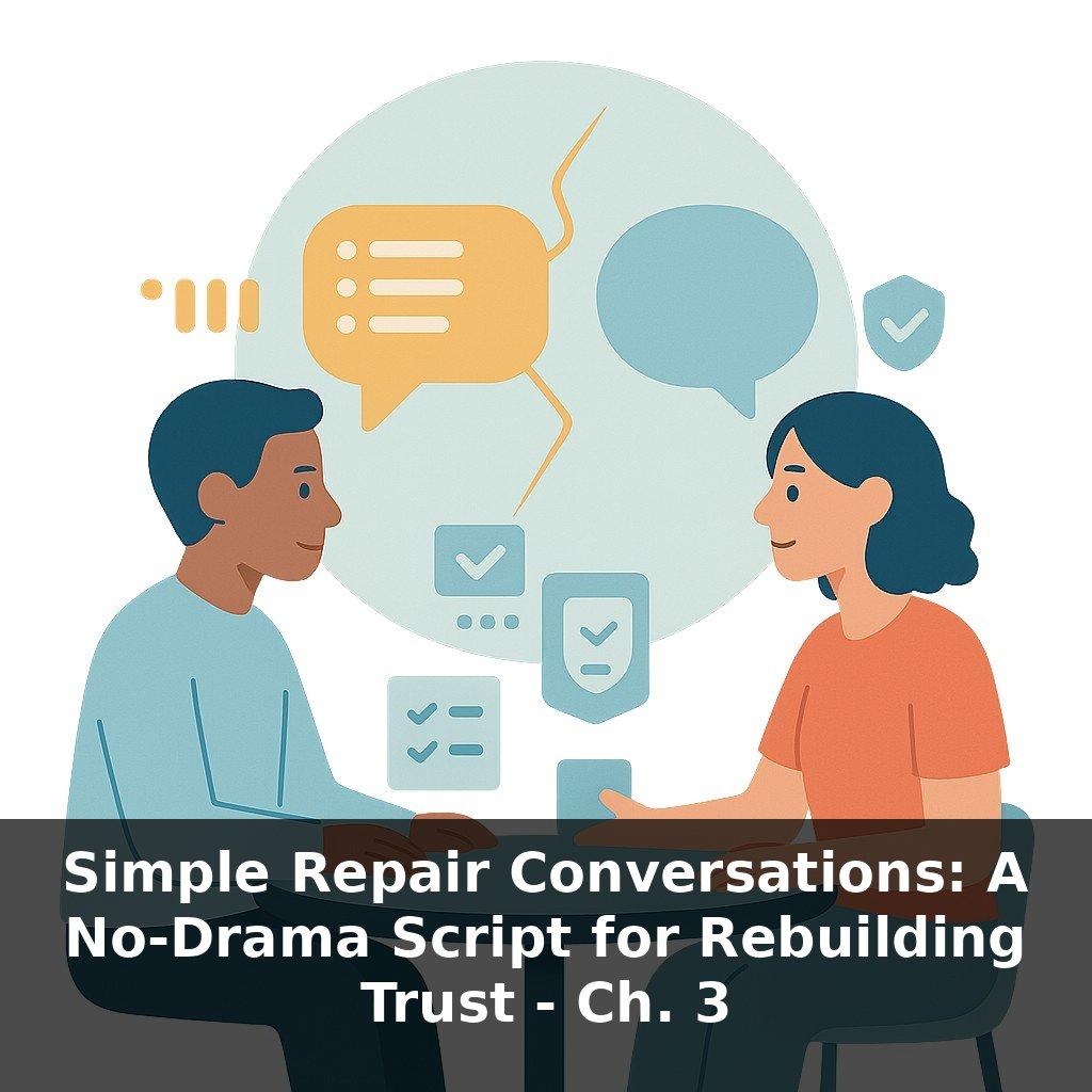 Simple Repair Conversations: A No‑Drama Script for Rebuilding Trust
