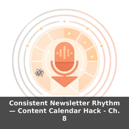 Consistent Newsletter Rhythm — Content Calendar Hack