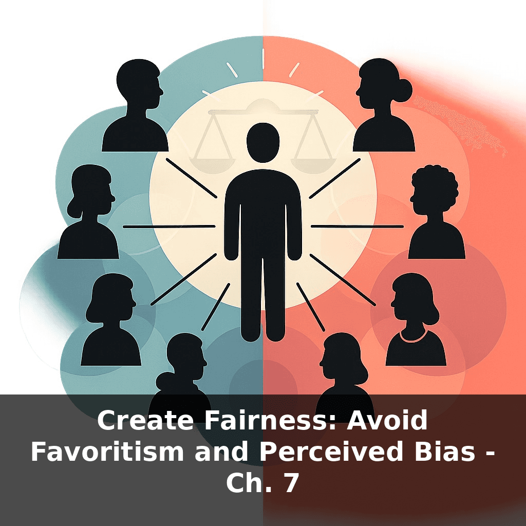 Create Fairness: Avoid Favoritism and Perceived Bias