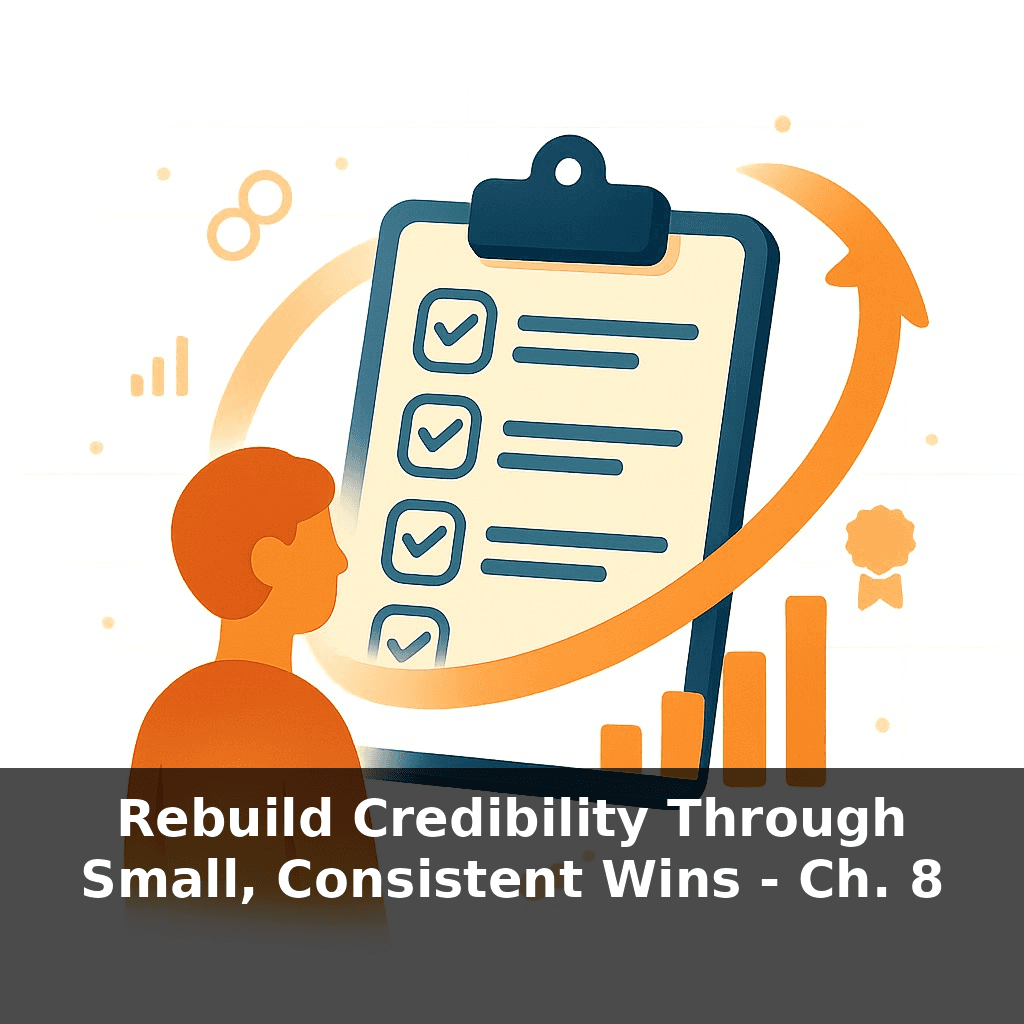 Rebuild Credibility Through Small, Consistent Wins