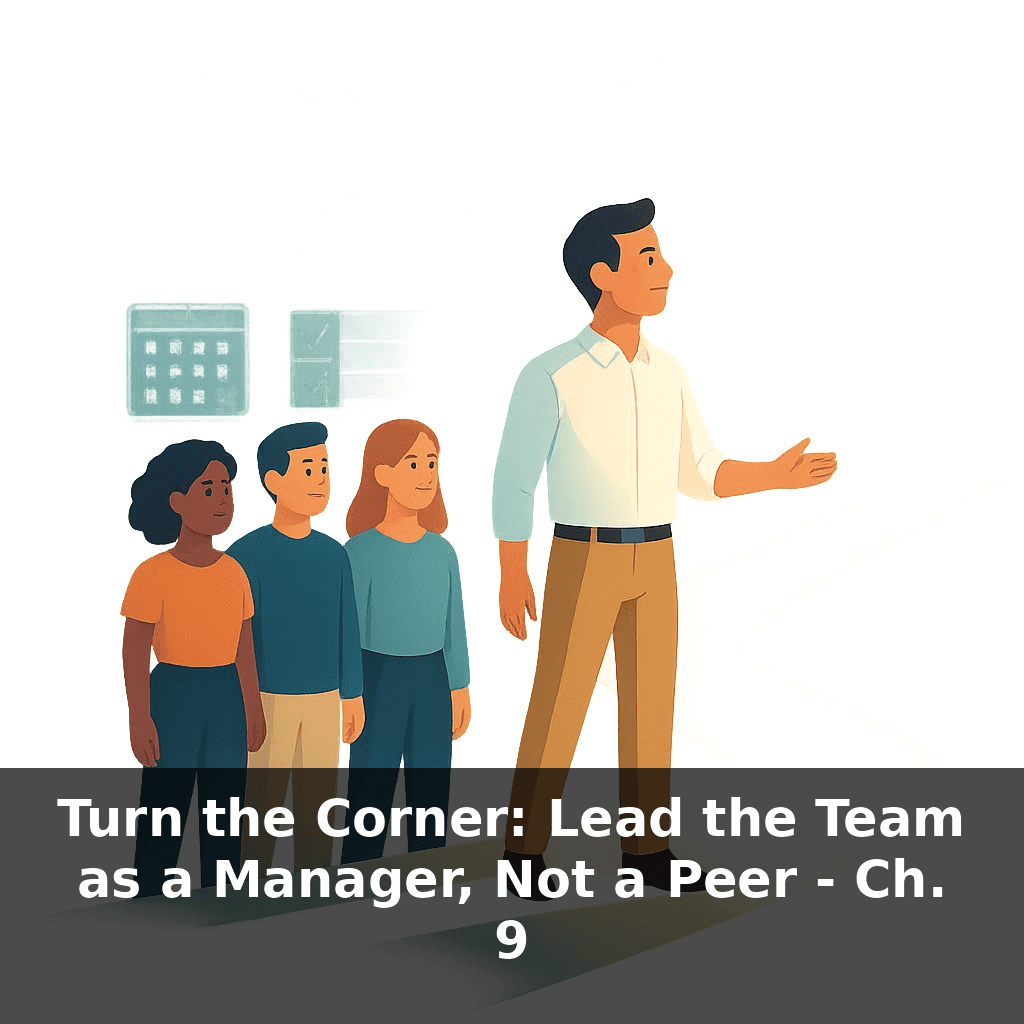 Turn the Corner: Lead the Team as a Manager, Not a Peer