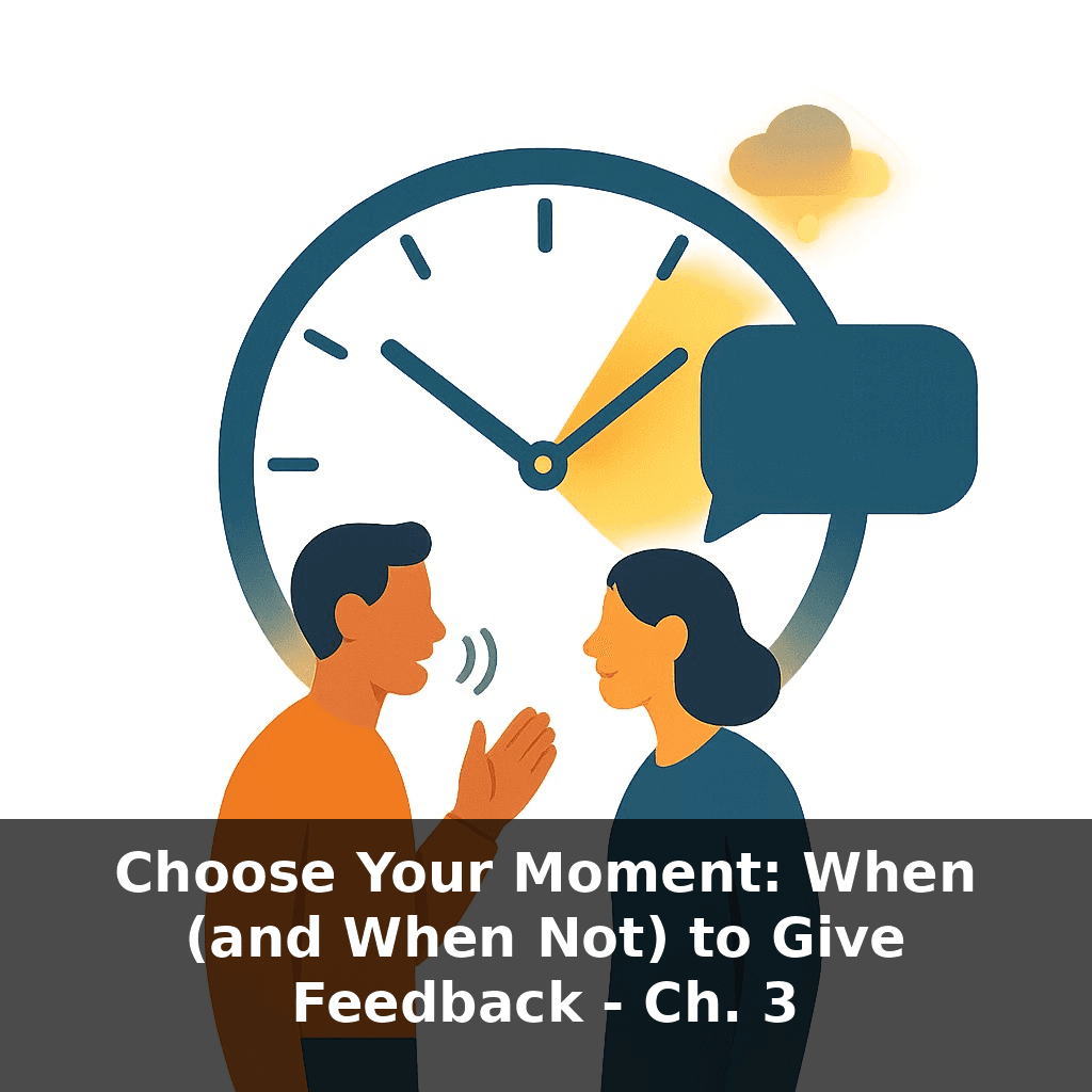 Choose Your Moment: When (and When Not) to Give Feedback