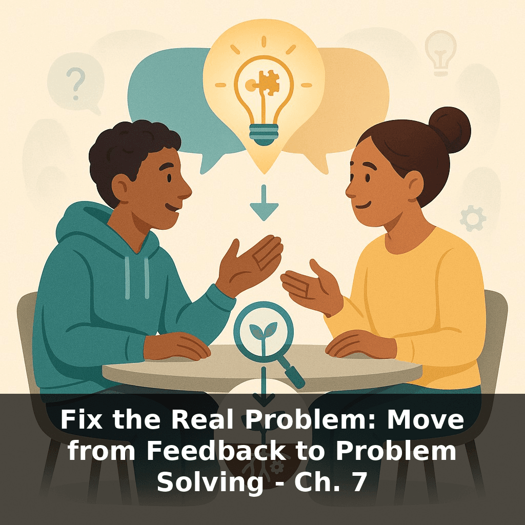Fix the Real Problem: Move from Feedback to Problem Solving
