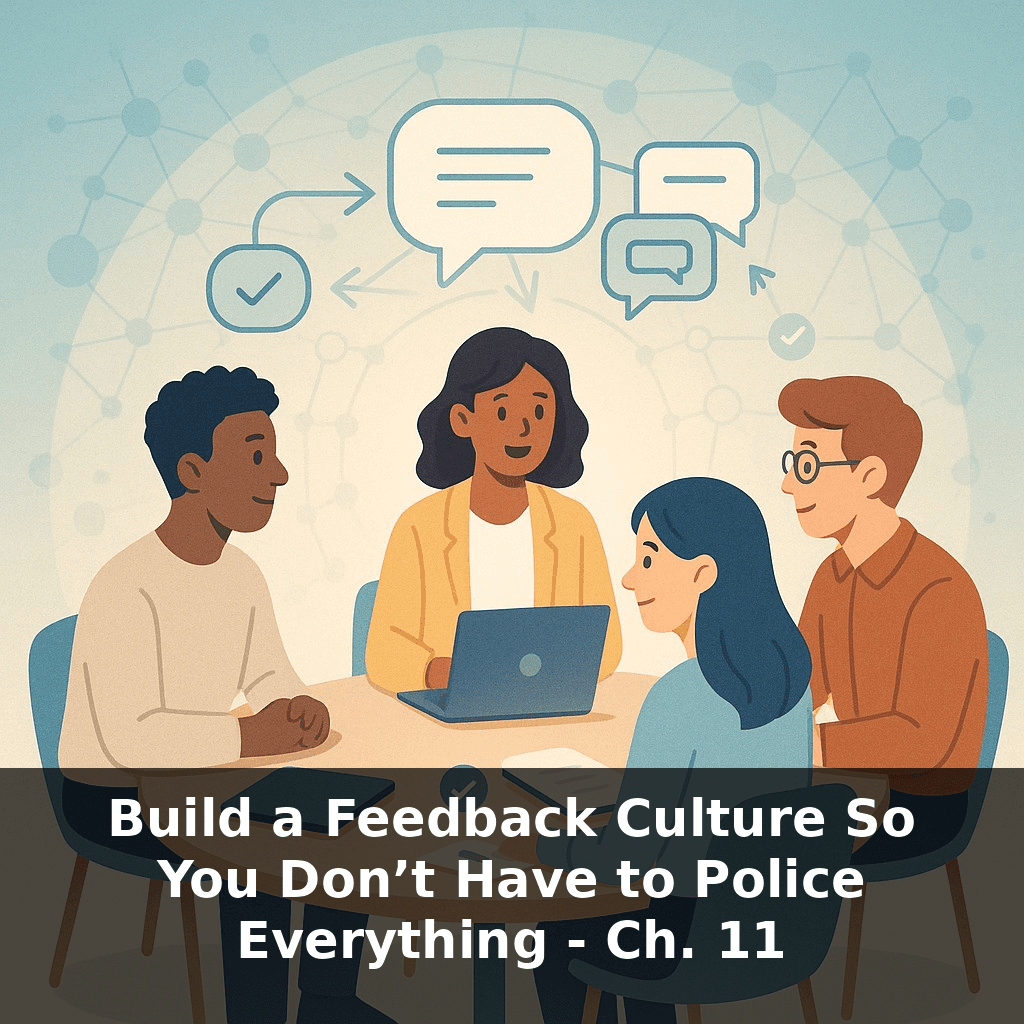 Build a Feedback Culture So You Don’t Have to Police Everything