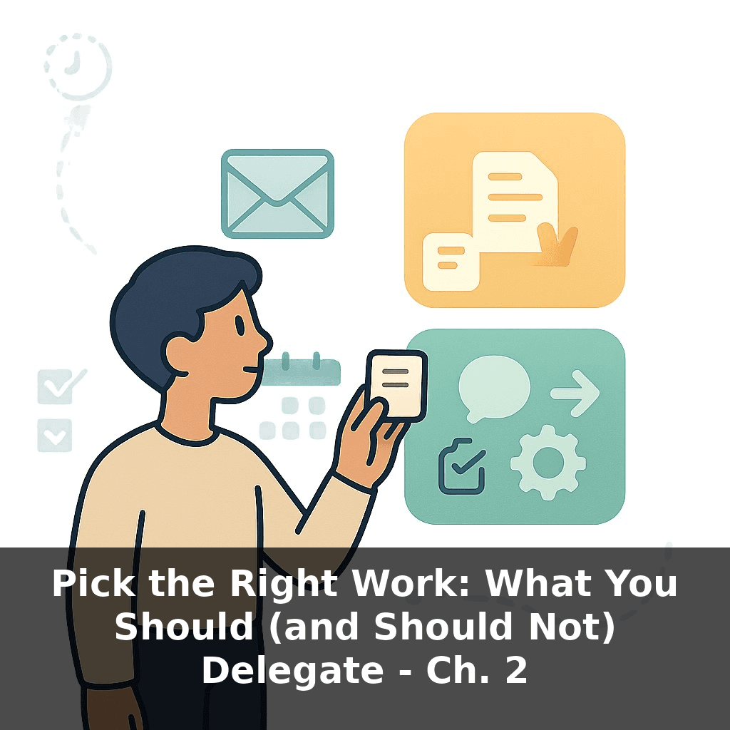 Pick the Right Work: What You Should (and Should Not) Delegate
