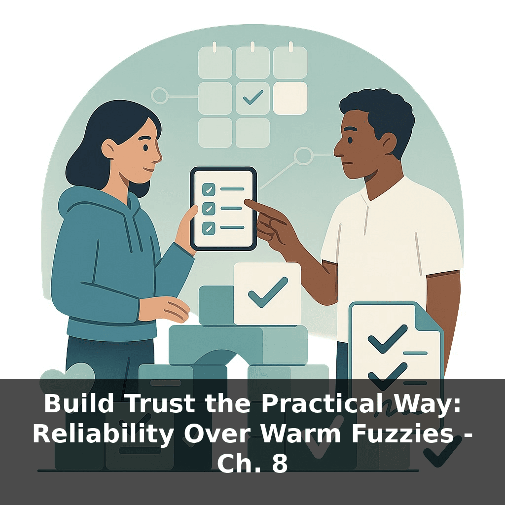 Build Trust the Practical Way: Reliability Over Warm Fuzzies