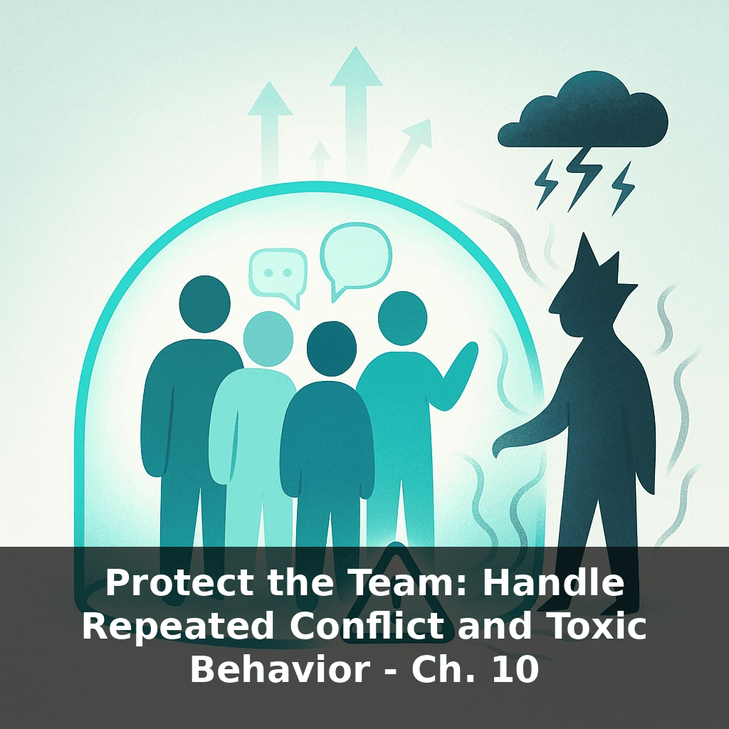 Protect the Team: Handle Repeated Conflict and Toxic Behavior