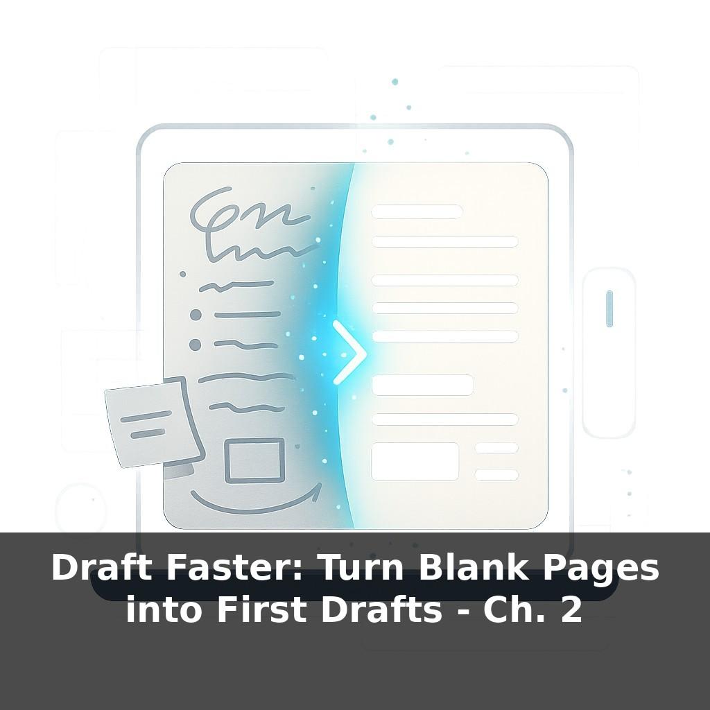 Draft Faster: Turn Blank Pages into First Drafts