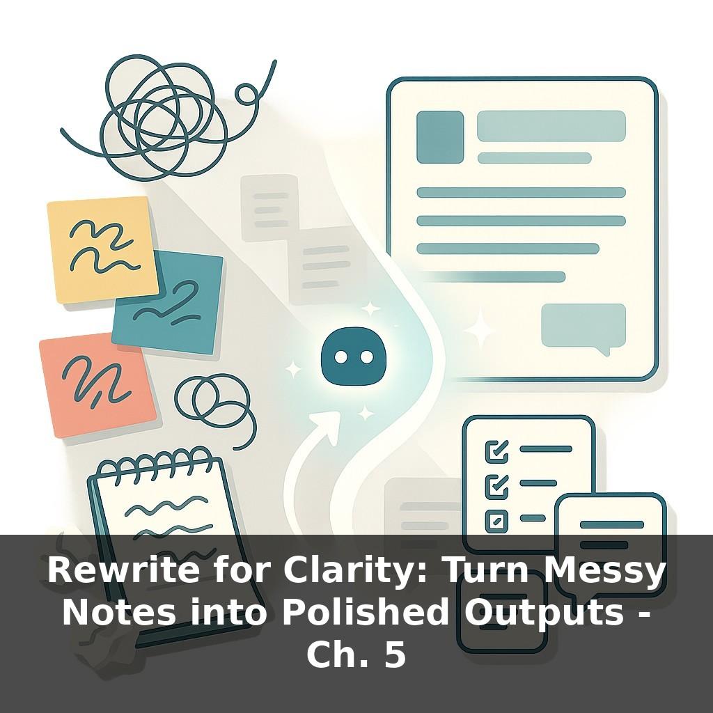 Rewrite for Clarity: Turn Messy Notes into Polished Outputs