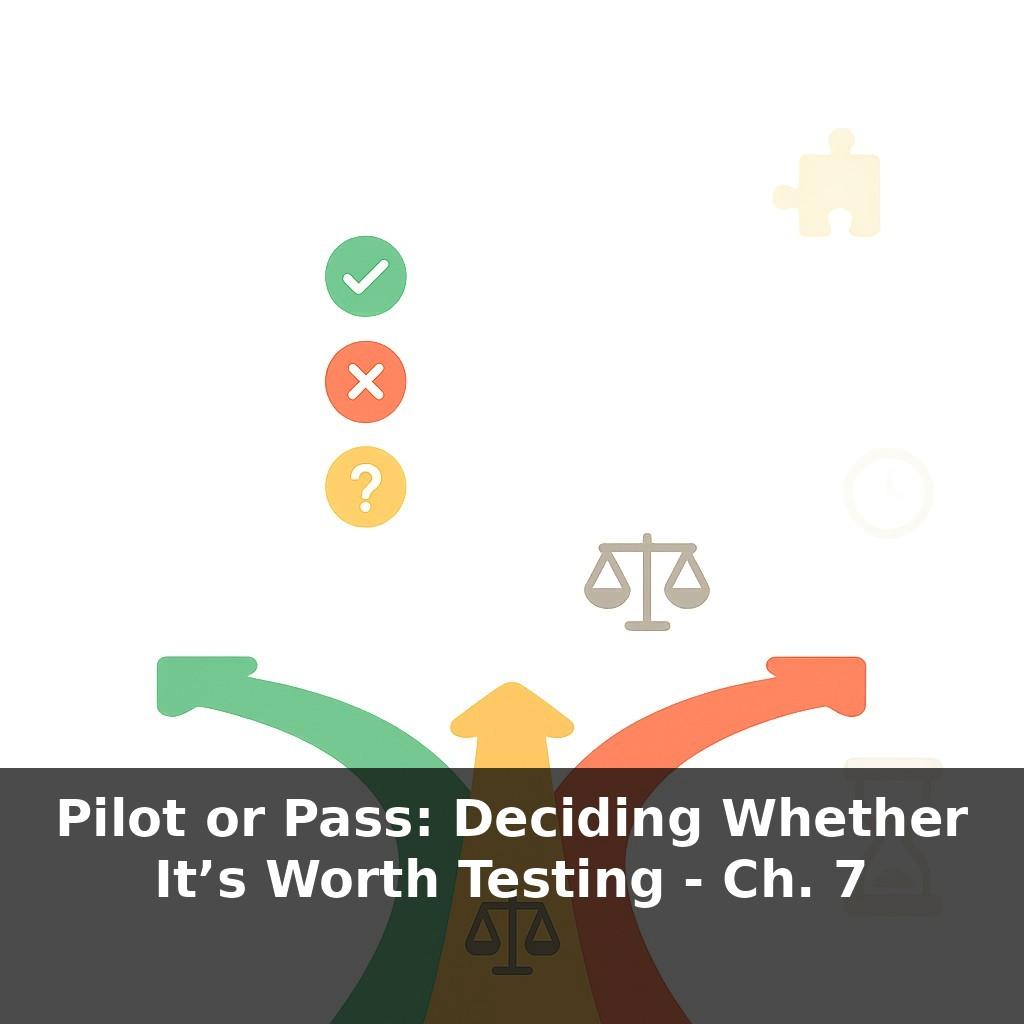 Pilot or Pass: Deciding Whether It’s Worth Testing