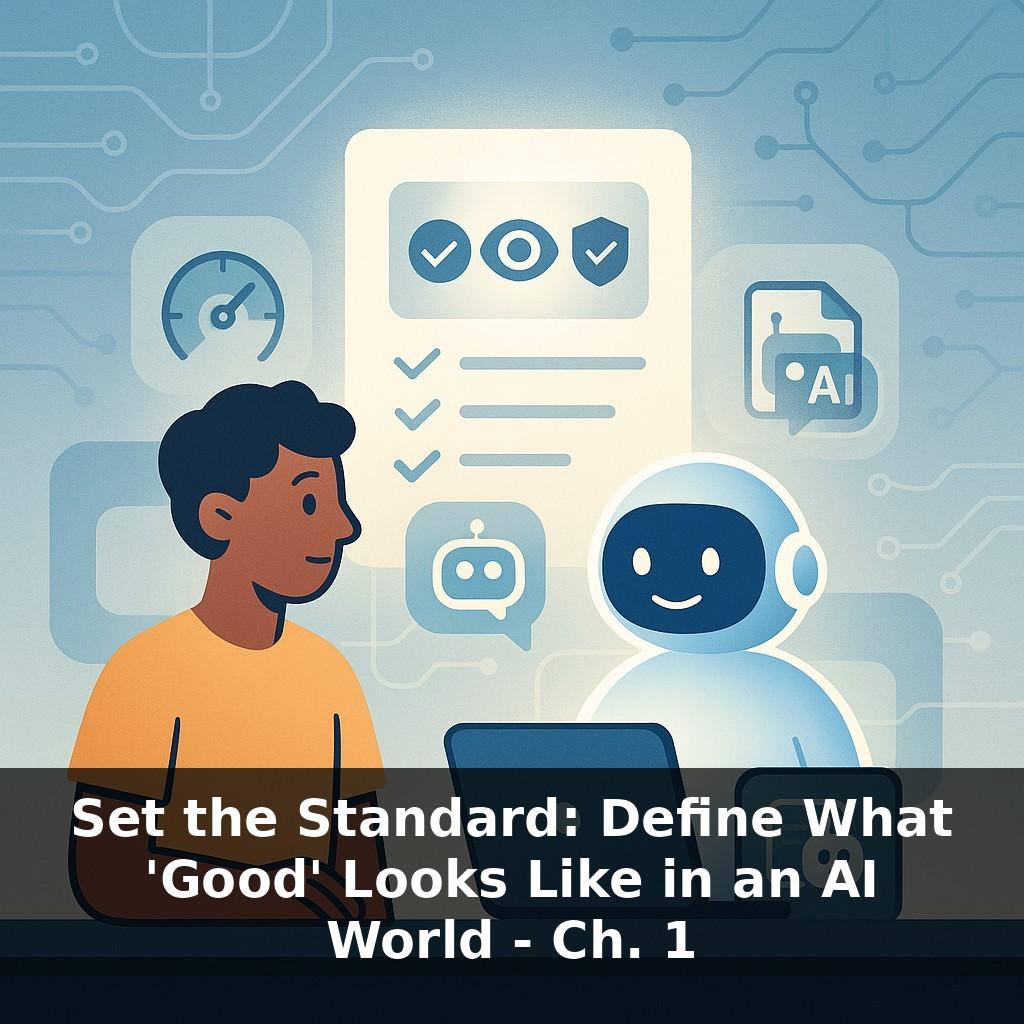 Set the Standard: Define What 'Good' Looks Like in an AI World