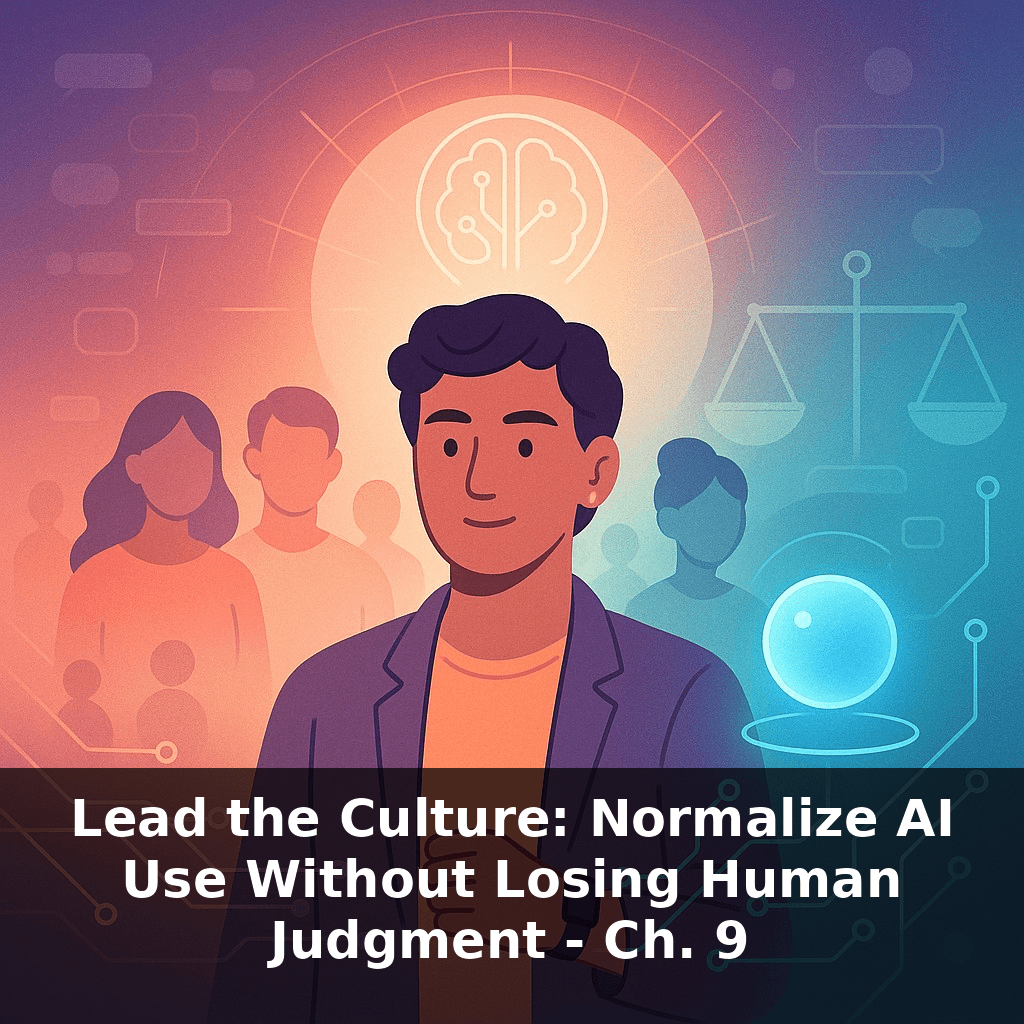 Lead the Culture: Normalize AI Use Without Losing Human Judgment