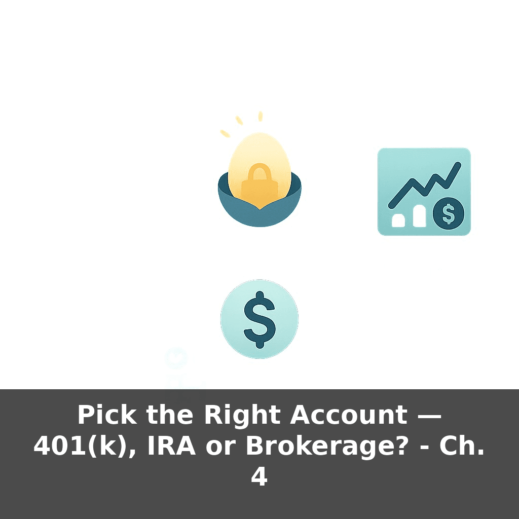 Pick the Right Account — 401(k), IRA or Brokerage?