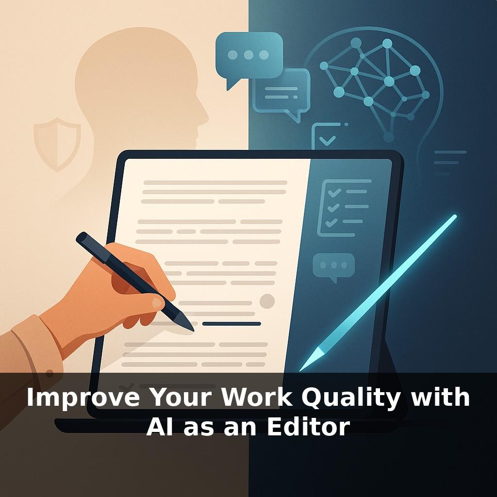 Improve Your Work Quality with AI as an Editor