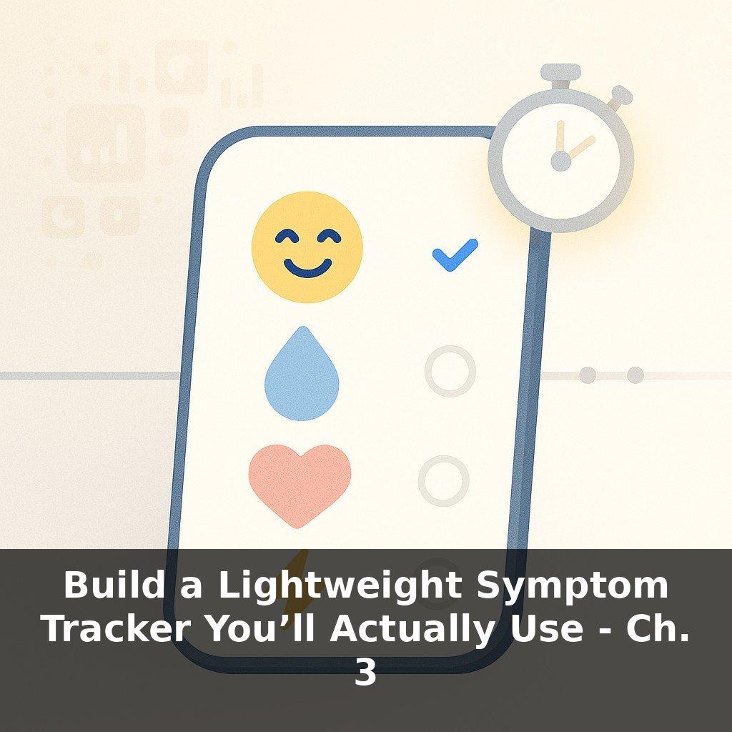 Build a Lightweight Symptom Tracker You’ll Actually Use