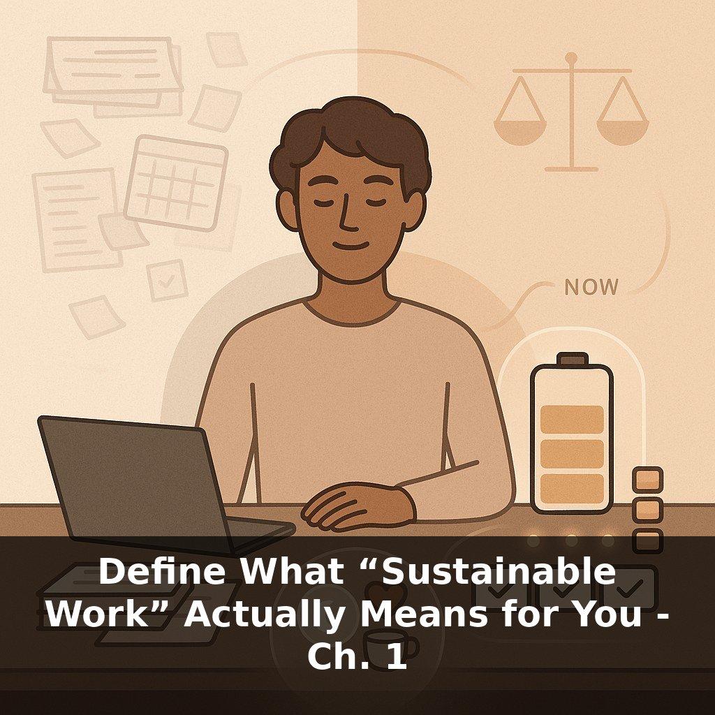 Define What “Sustainable Work” Actually Means for You