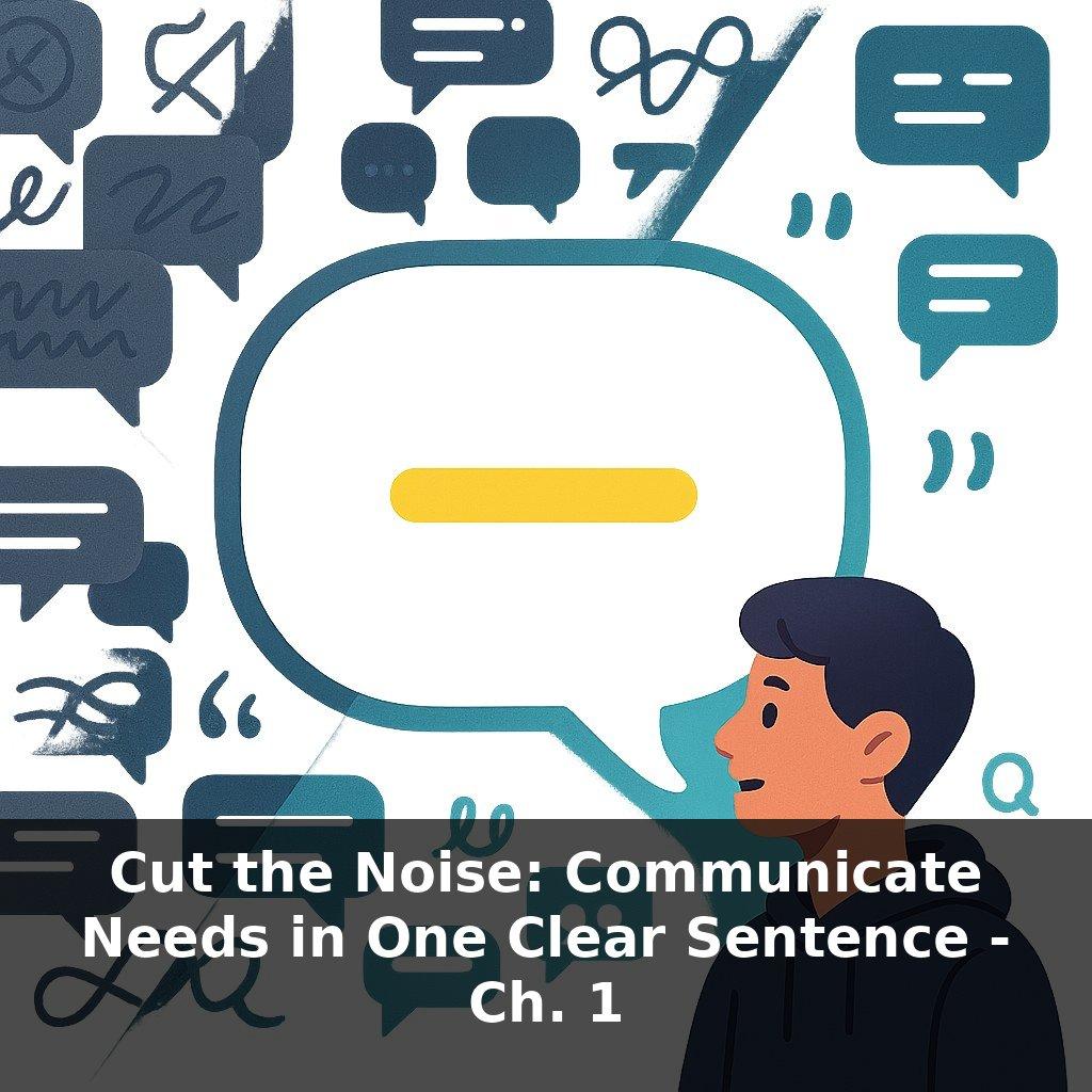 Cut the Noise: Communicate Needs in One Clear Sentence