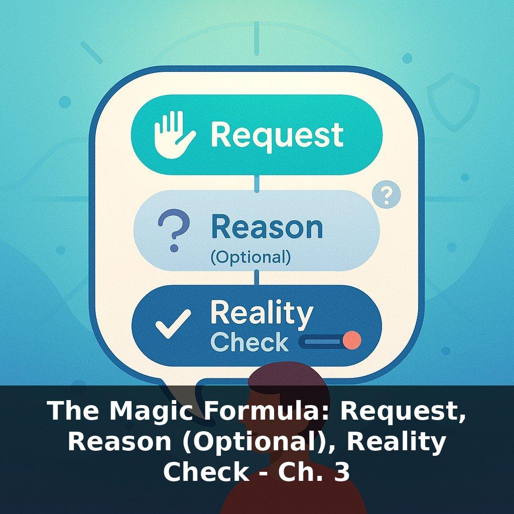 The Magic Formula: Request, Reason (Optional), Reality Check