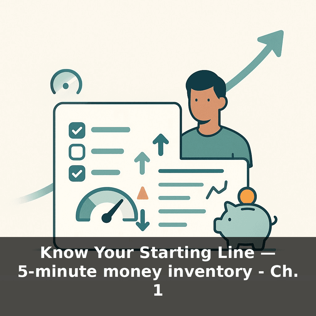 Know Your Starting Line — 5-minute money inventory
