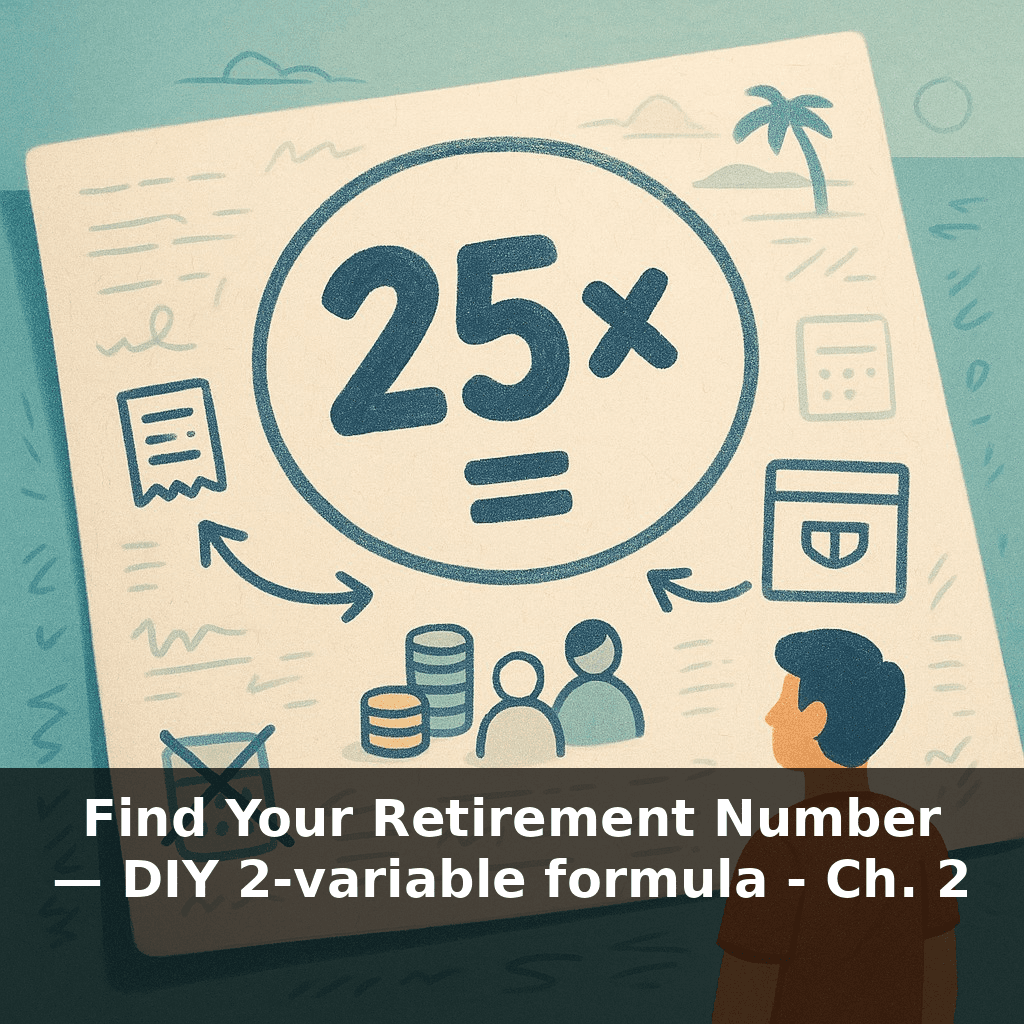 Find Your Retirement Number — DIY 2-variable formula