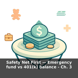 Safety Net First — Emergency fund vs 401(k) balance