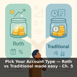 Pick Your Account Type — Roth vs Traditional made easy
