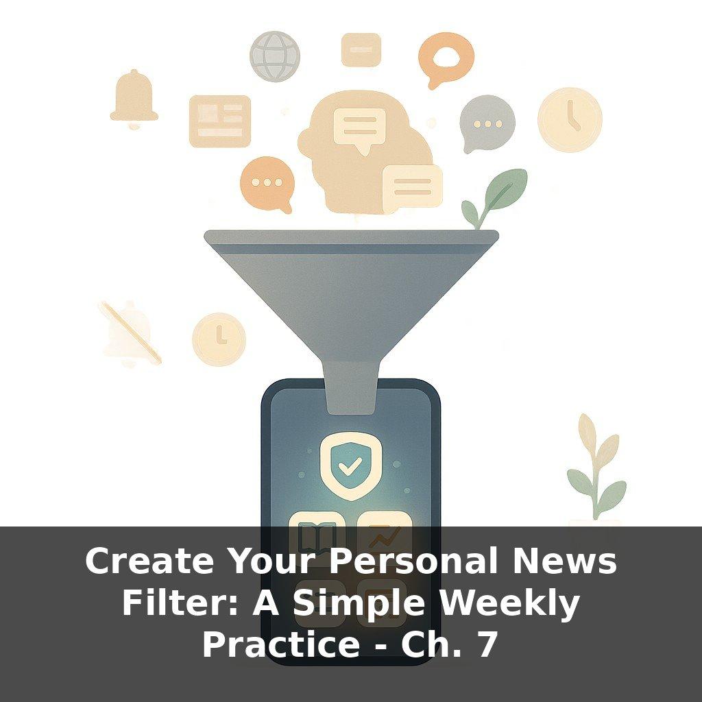Create Your Personal News Filter: A Simple Weekly Practice