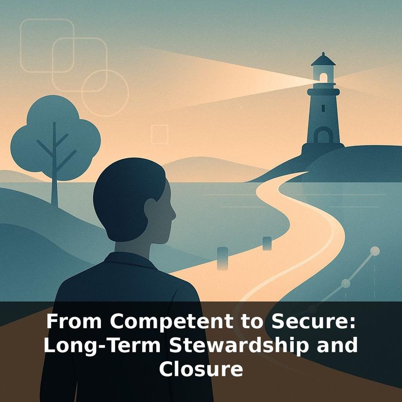 From Competent to Secure: Long‑Term Stewardship and Closure