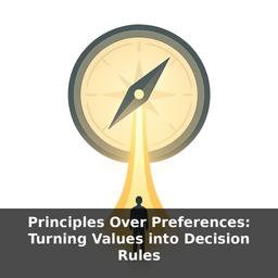 Principles Over Preferences: Turning Values into Decision Rules