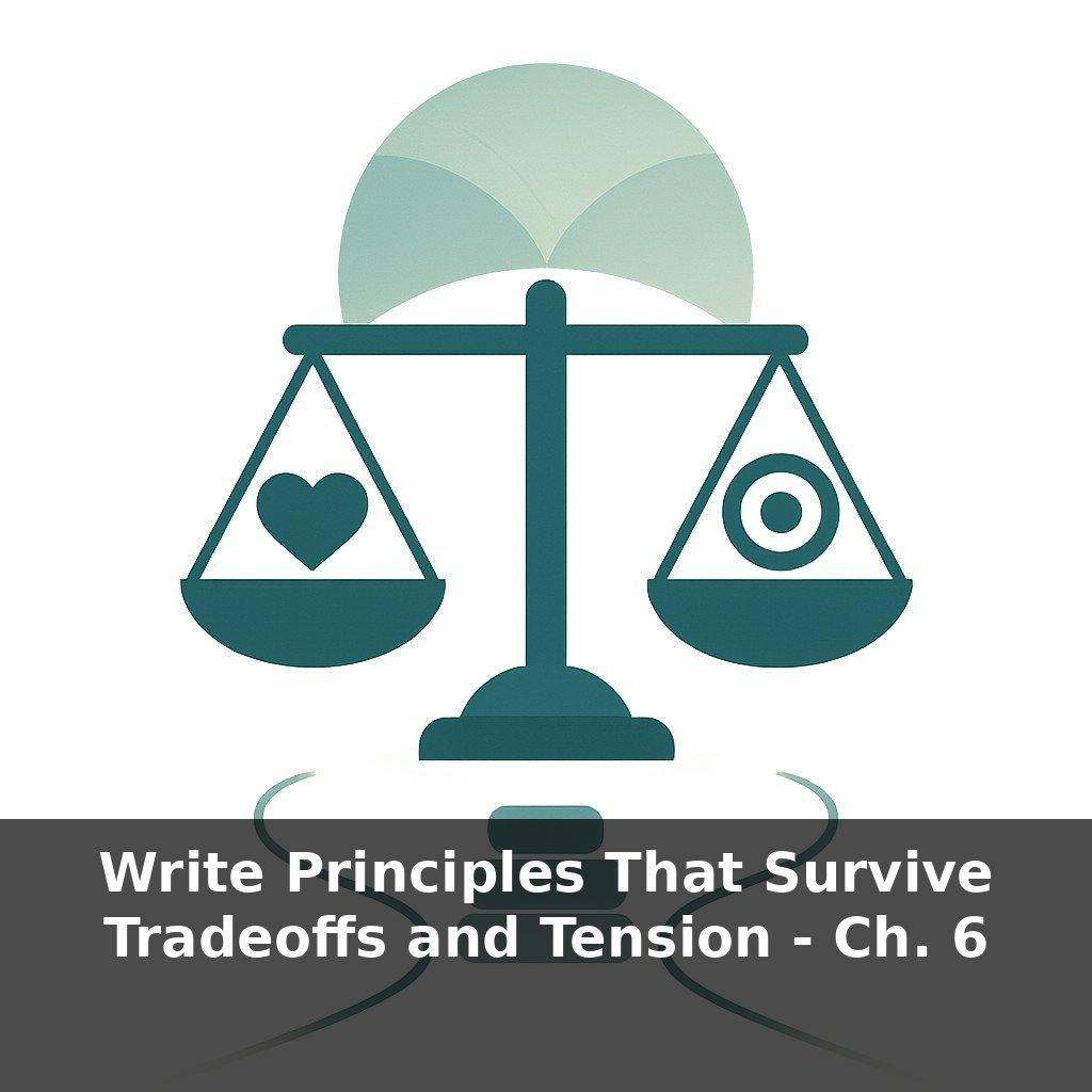 Write Principles That Survive Tradeoffs and Tension