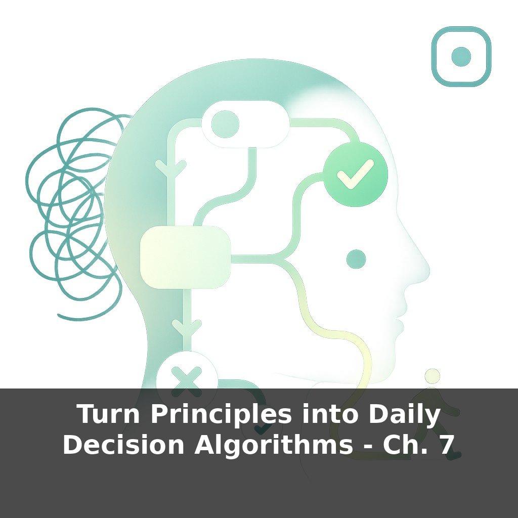 Turn Principles into Daily Decision Algorithms