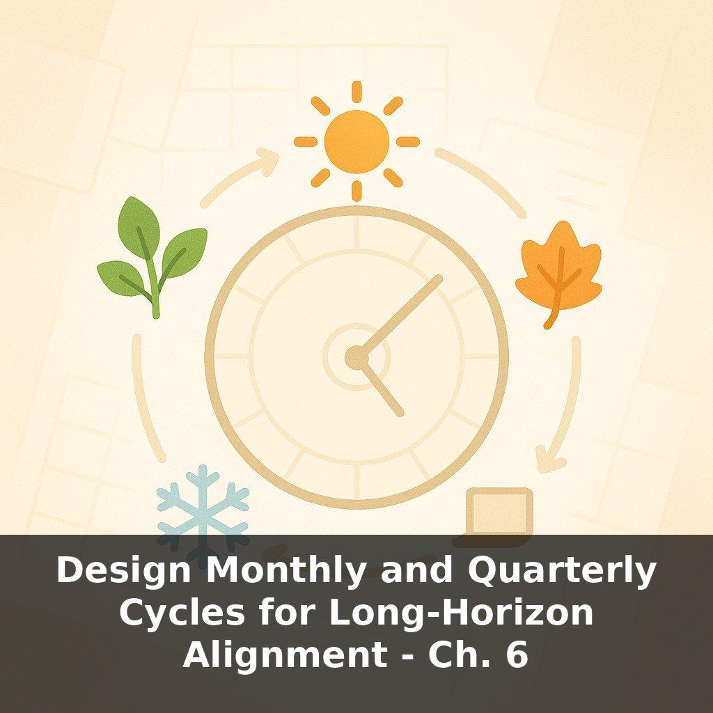 Design Monthly and Quarterly Cycles for Long-Horizon Alignment
