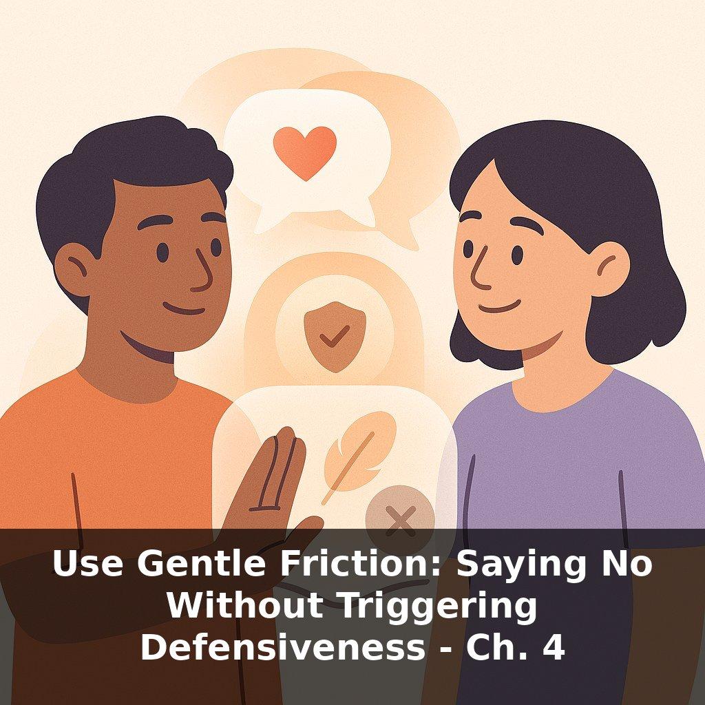 Use Gentle Friction: Saying No Without Triggering Defensiveness