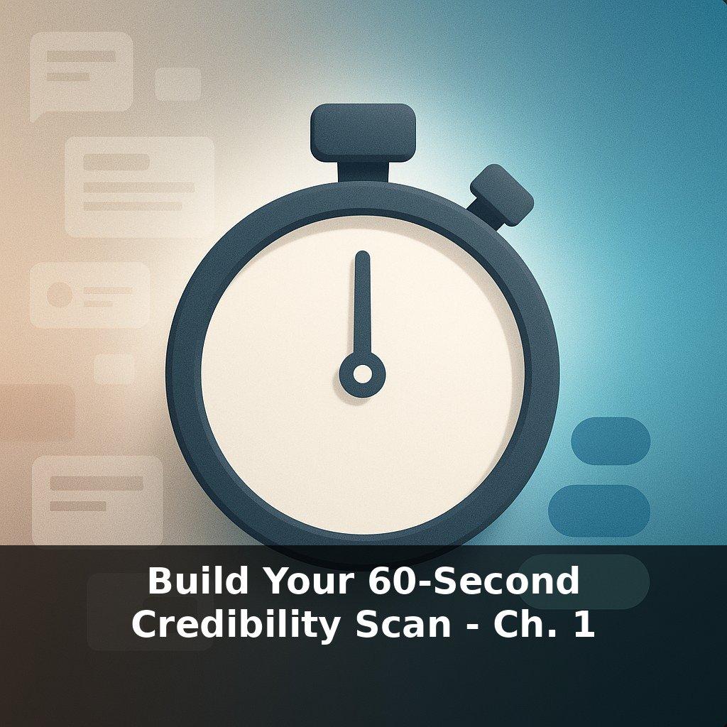 Build Your 60‑Second Credibility Scan