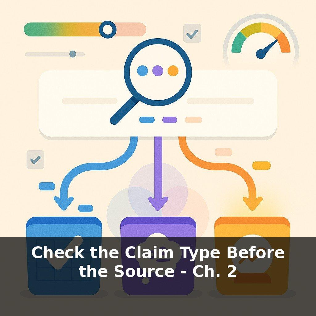 Check the Claim Type Before the Source