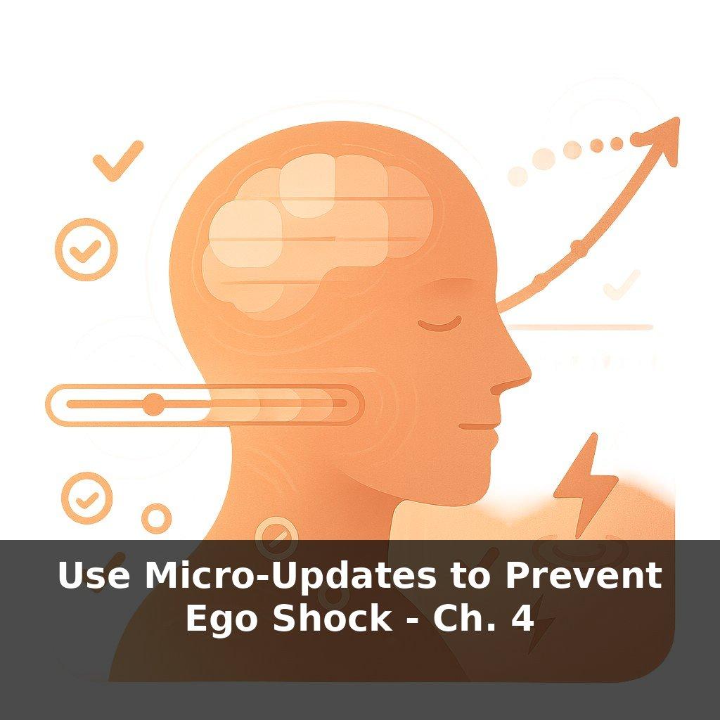 Use Micro‑Updates to Prevent Ego Shock
