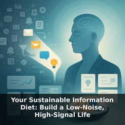 Your Sustainable Information Diet: Build a Low‑Noise, High‑Signal Life