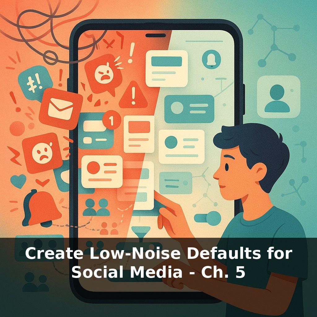 Create Low-Noise Defaults for Social Media